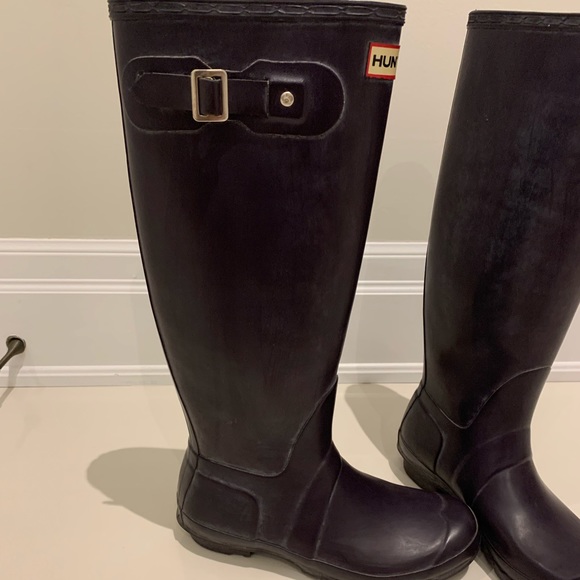 COPY - Classic Size 8 Genuine Hunter Tall Rain Boots - Picture 2 of 6